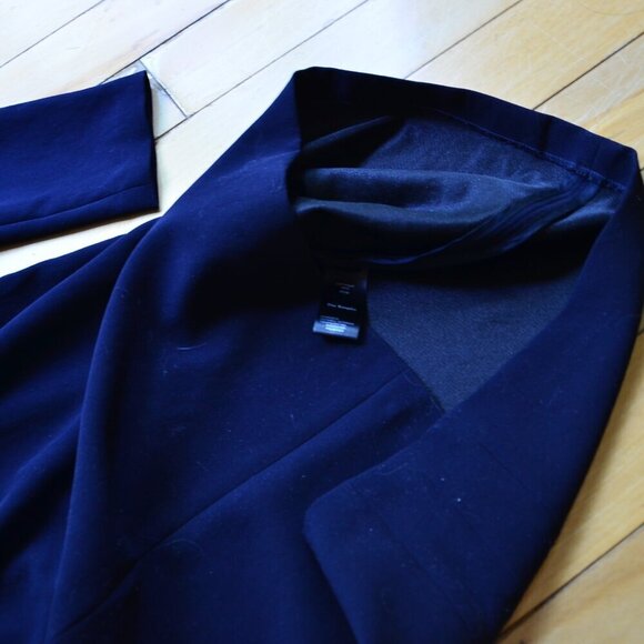 The Kooples Womens Laser Cut Sheath Dress Size XS Dark Navy - Picture 9 of 11